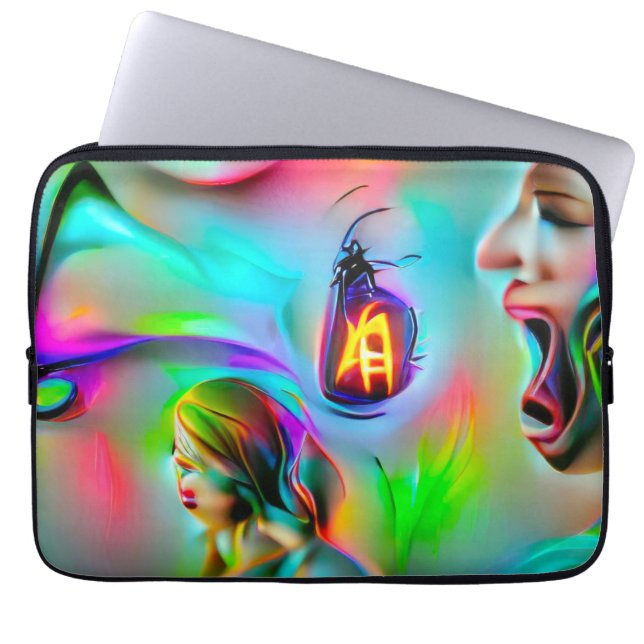 Acusticophobia Laptop Sleeve (Front)