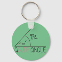 Acute Angle Keychain
