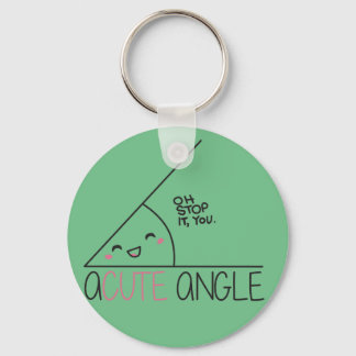 Acute Angle Keychain