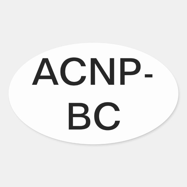Acute care nurse sticker (Front)