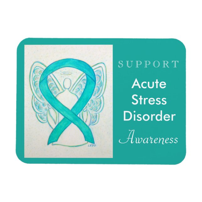 Acute Stress Disorder (ASD) Awareness Angel Magnet (Horizontal)