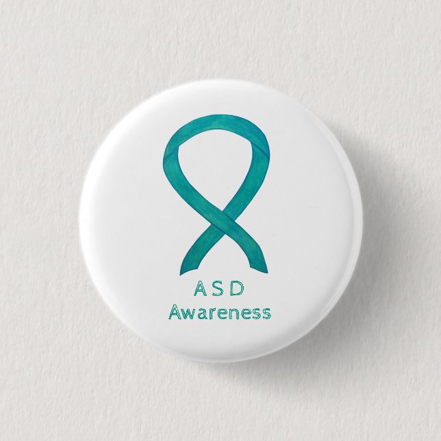 Acute Stress Disorder (ASD) Awareness Ribbon Pin (Front)