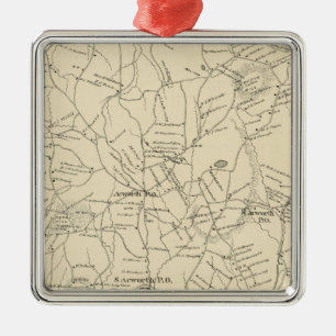 Acworth, Sullivan County Metal Ornament