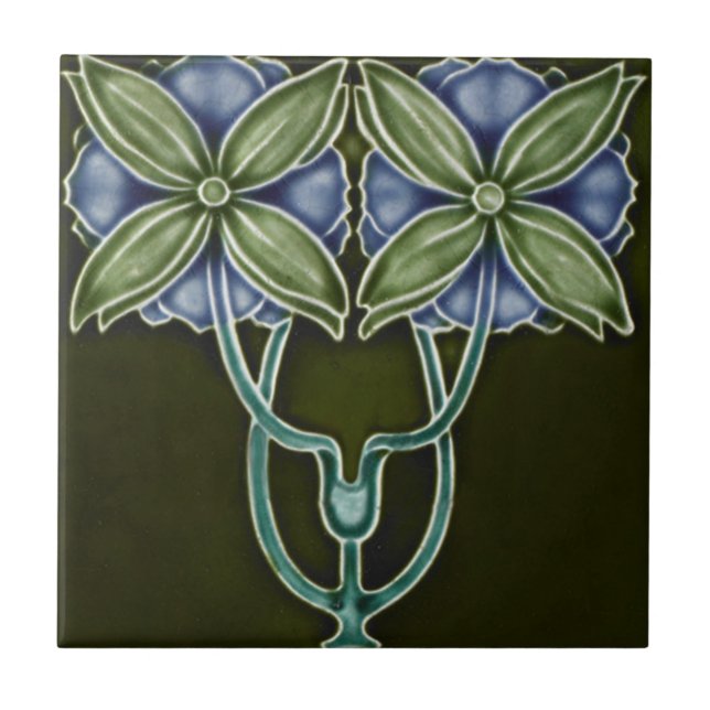 AD021 Art Deco Reproduction Ceramic Tile (Front)