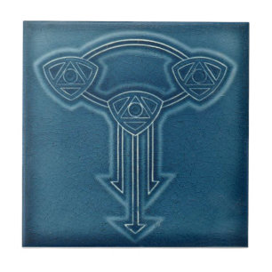 AD042 Art Deco Reproduction Ceramic Tile