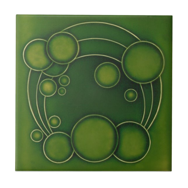 AD053 Art Deco Reproduction Ceramic Tile (Front)