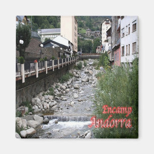 AD - Andorra - Encamp - River Valira Magnet