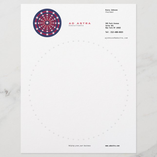 Ad Astra Letterhead (Front)