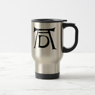 AD Durer Monogram Travel Mug