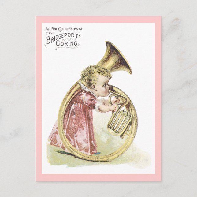 Ad Étiquette Congress Chaussures de carte postale  (Devant)