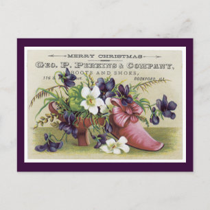 Ad Étiquette Perkins Company Carte postale victori
