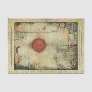 Ad Marginem by Paul Klee, Abstract Art Tissue Paper