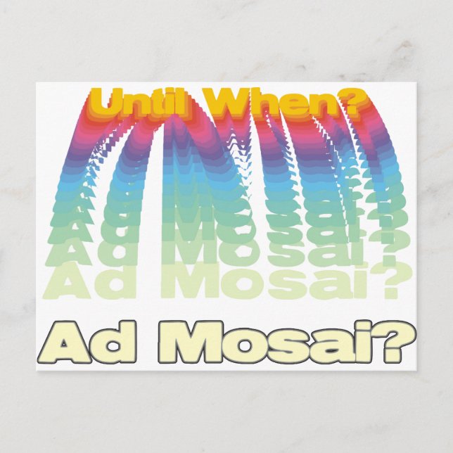 Ad Mosai Postcard (Front)