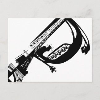 AD Paris Noir Postcard