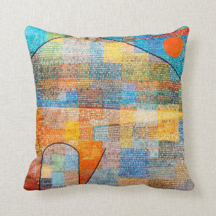 Ad Parnassum, Paul Klee Throw Pillow