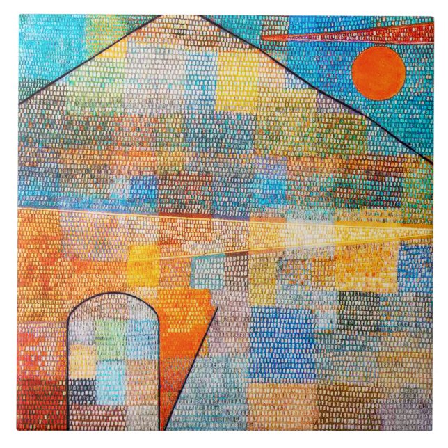 Ad Parnassum, Paul Klee Tile (Front)