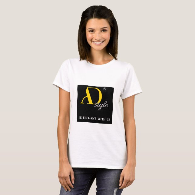 AD Style – Be Elegant With Us | Fashion Statement  T-Shirt (Front Full)