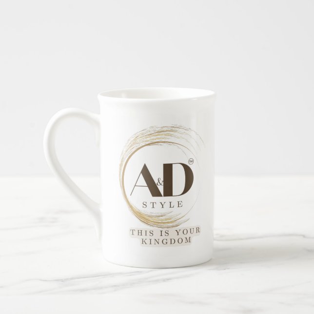 "AD Style – This Is Your Kingdom" Premium Design Bone China Mug (Left)