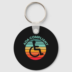 ADA Compliant Accessibility Compliance Disabled Ac Keychain