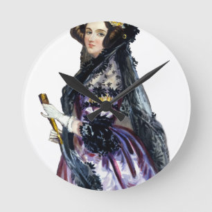 ada countess of lovelace round clock