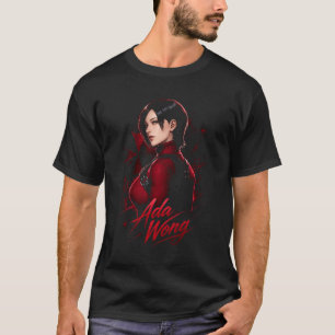 Ada Horror Wong Art 66 Basic Dark T-Shirt