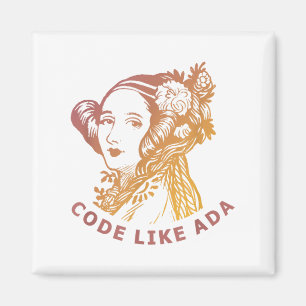 Ada Lovelace Dawn Gradient Code Like Ada Magnet
