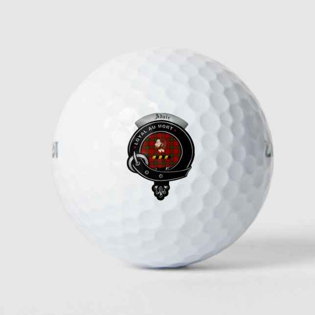 Adair Clan Badge Golf Balls (Front)