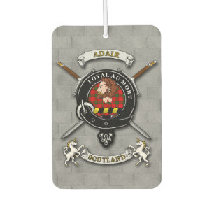 Adair Clan Badge & Swords Air Freshener