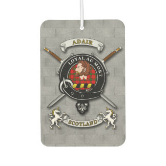 Adair Clan Badge & Swords Air Freshener
