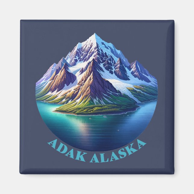 Adak Alaska Magnet (Front)