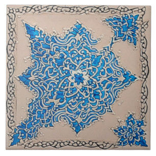 Adalusian traditional ceramic art no 9 tile