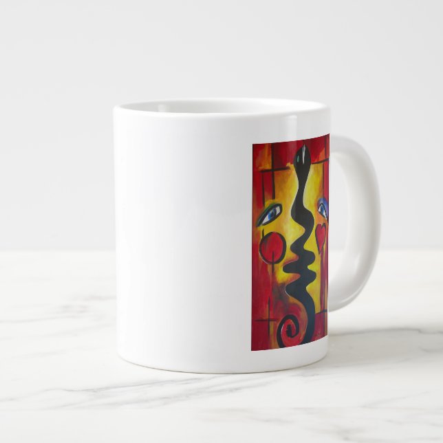 Adam and Eve 2006 Large Coffee Mug (Front Right)