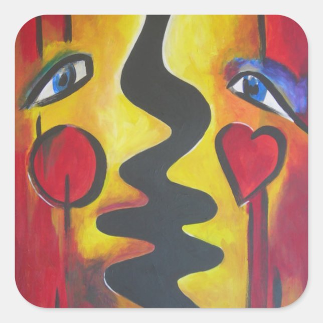 Adam and Eve 2006 Square Sticker (Front)