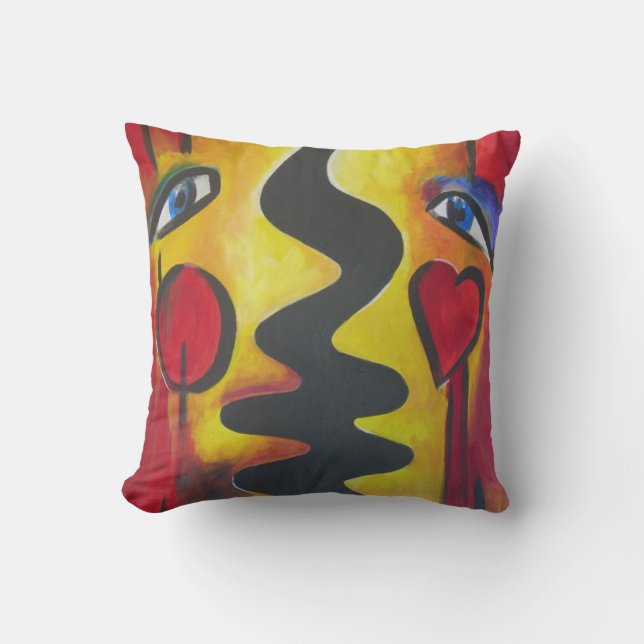 Adam and Eve 2006 Throw Pillow (Front)