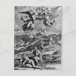 Adam and Eve after the Fall Postcard