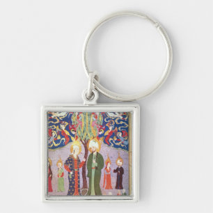 Adam and Eve and their Thirteen Twins Keychain