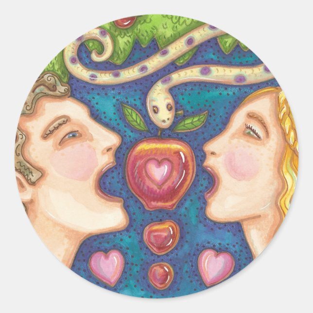 Adam And Eve APPLE SEDUCTION STICKERS Sheet (Front)
