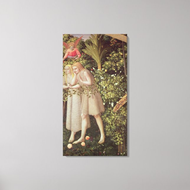Adam and Eve Expelled from Paradise Canvas Print (Front)