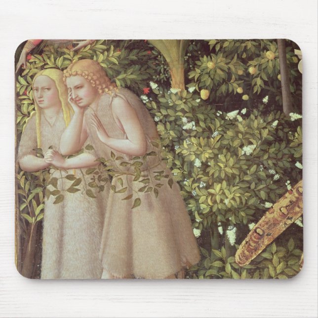 Adam and Eve Expelled from Paradise Mouse Pad (Front)