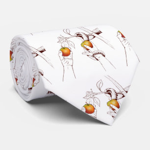 Adam and Eve Picking apples Tie