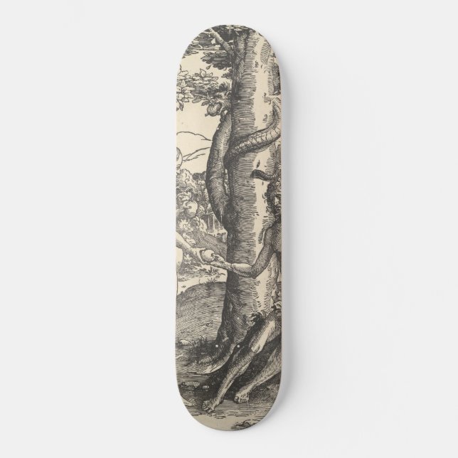 Adam and Eve: The Fall of Man (Lucas van Leyden) Skateboard (Front)
