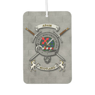 Adam Clan Badge & Swords Air Freshener