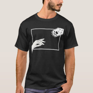 Adam Creation Minimalist Creation Of Hand Cat T-Shirt