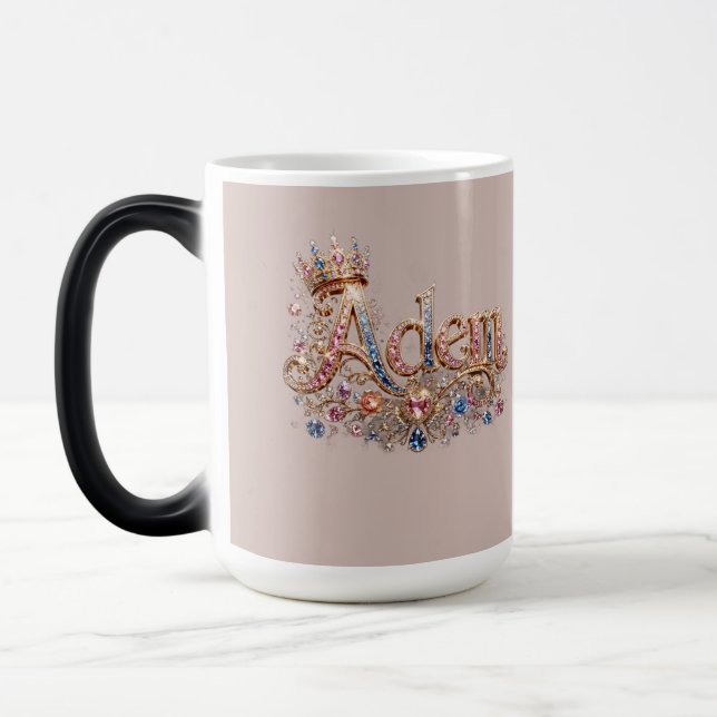 Adam Crown Design Magic Mug (Left)