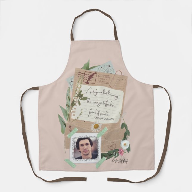 Adam Driver "Acting" Quote All-Over Print Apron (Front)