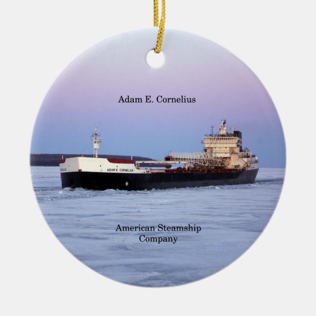 Adam E. Cornelius ornament (Front)
