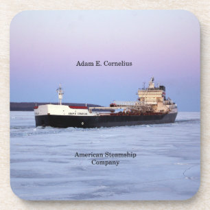 Adam E. Cornelius set of 6 plastic coasters