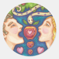 Adam Et Eve APPLE SEDUCTION STICKERS Feuille
