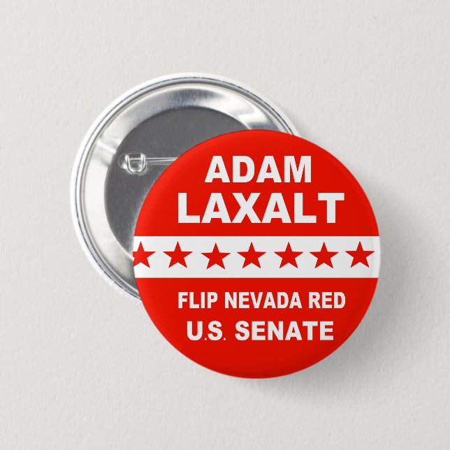 Adam Laxalt 2022 U.S. Senate Nevada 2 Inch Round Button (Front & Back)