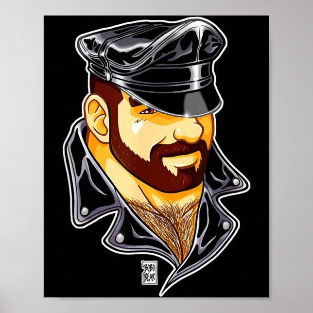 Adam Likes Leather Hat  Poster (Front)